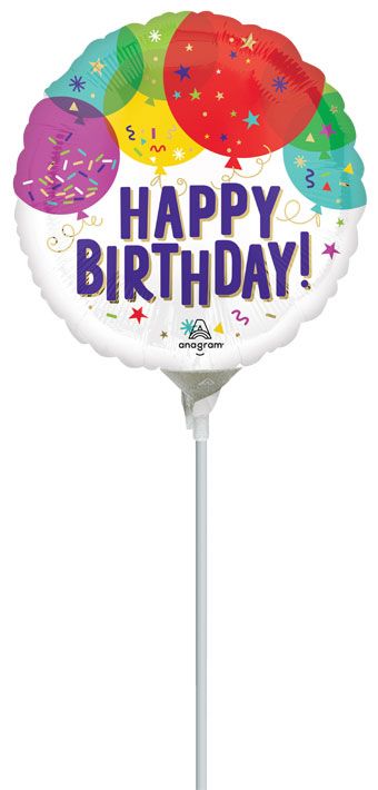 Happy Birthday Balloon - 5-Pack - Image 1