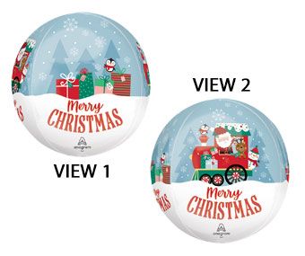 North Pole Express Balloons - 3-Pack - Image 1