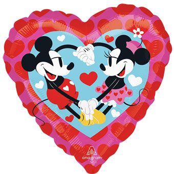 Mickey Minnie Love Balloons - 5-Pack - Image 1