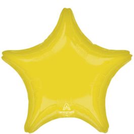 Vibrant Yellow Star Balloon 19 Inch Foil - Image 1