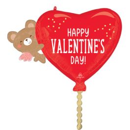 Angel Balloon 29 Inch Heart Foil - Valentine's Day - Image 1