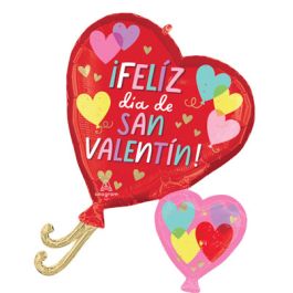 Valentine's Day Heart Foil Balloon 29 Inch - Image 1
