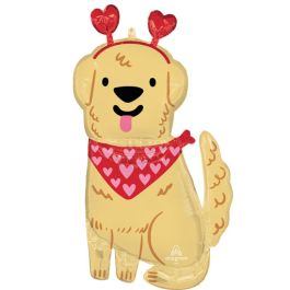 Dog Puppy Balloon 34 Inch Large Shape Character Decoration - Image 1