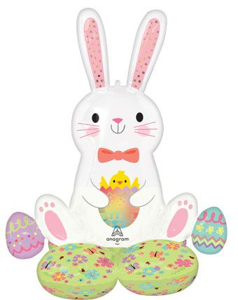 Bunny Chick Love Balloon 45" - Easter Party - Image 1