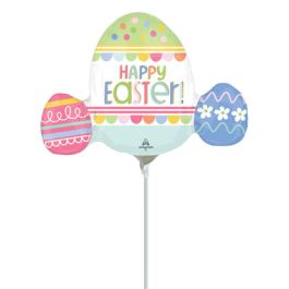 Happy Easter Foil Balloon Egg Hunt Decor - Image 1