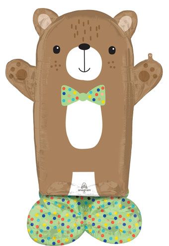 Bear Hug Balloon 48" Foil - Party Birthday Decoration - Image 1