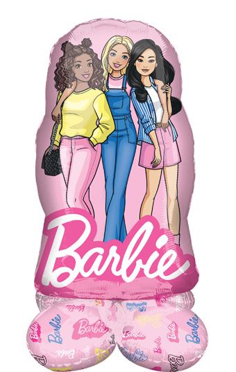 Barbie Balloon 37" Foil - Barbie and Friends - Image 1
