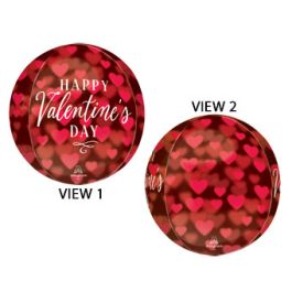 Heart Foil Balloon 16 Inch - Valentine's Day Decor - Image 1