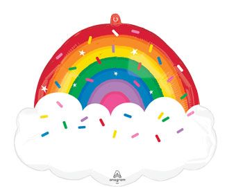 Rainbow Sprinkles Balloon - 3-Pack - Image 1
