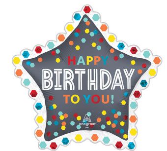 Happy Birthday Balloon - 3-Pack - Image 1