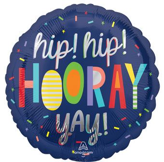 Hooray Balloons - 5-Pack - Image 1