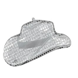 Disco Western Hat Foil Balloon 33 Inch - Party Decoration - Image 1