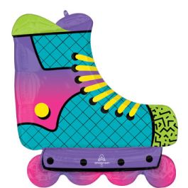 90 Inch Inline Skate Foil Balloon - 90s Party - Image 1