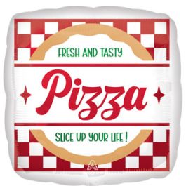 Pizza Party Decoration Banner - Fresh & Tasty - Image 1