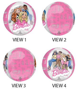 Barbie Balloons - 3-Pack 16 Inch Foil - Image 1