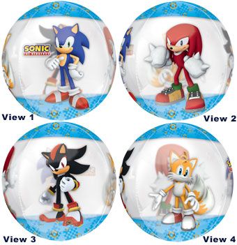 Sonic the Hedgehog Balloons - 3-Pack - Image 1