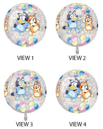 Bluey and Bingo Balloons - 3-Pack - Image 1
