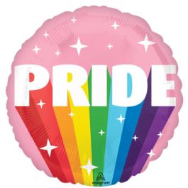 Rainbow Pride Balloon 18 Inch Foil - Celebration Decor - Image 1