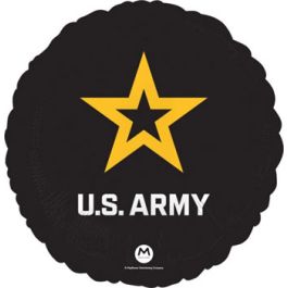 U.S. Army Star Foil Balloon 18 Inch Decoration - Image 1