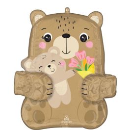 Bear Hugs Garland 24" Foil Balloon - 1 Pack - Image 1