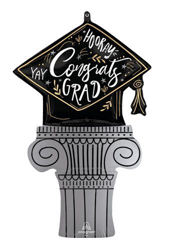 Congrats Grad Balloon - 3-Pack - Image 1