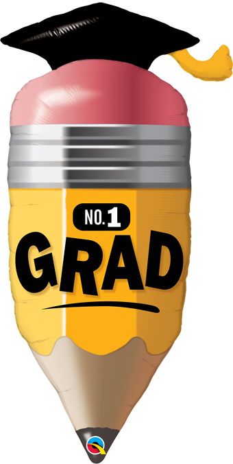 Graduation Cap Foil Balloon - Large Graduation Decor - Image 1