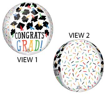 Graduation Balloons - 3-Pack - Image 1