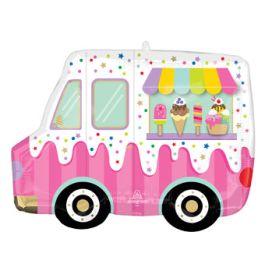 Ice Cream Truck Balloon 26 Inch Foil - Image 1