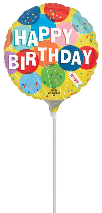 Happy Birthday Balloon - 5-Pack - Image 1