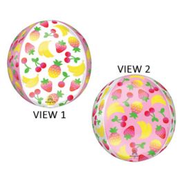 Sweet Summer Fruity Mix Foil Balloon 16 Inch - Image 1