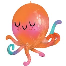 Cute Octopus Foil Balloon 30 Inch - Party Decor - Image 1
