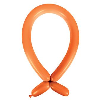 Orange Balloon - Bag of 100 - Image 1
