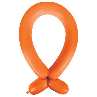 Orange Balloon - Bag of 100 - Image 1
