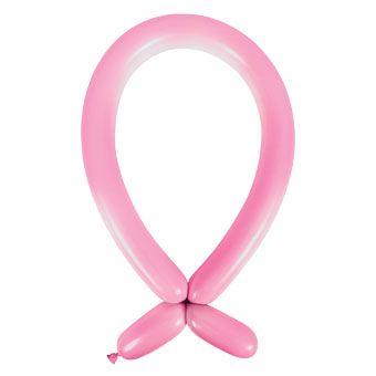 Pink Ribbon Balloon - Bag of 100 - Image 1