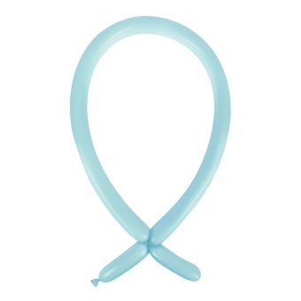 Pastel Blue Balloon - Bag of 100 - Image 1
