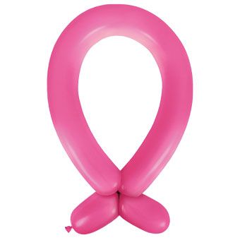 Hot Pink Breast Cancer Awareness Balloon - Bag of 100 - Image 1
