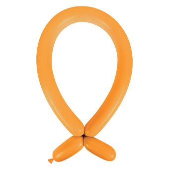 Tangerine Anagram Balloons - Bag of 100 - Image 1