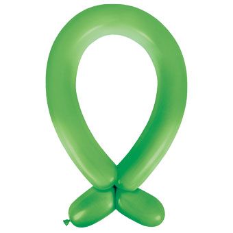 Festive Green Balloon - Bag of 100 - Image 1