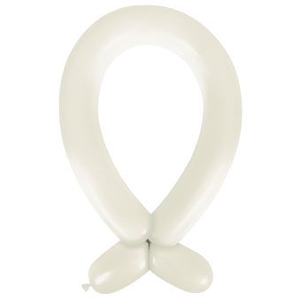 Frosty White Balloon - Bag of 100 - Image 1