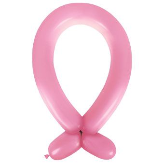 Pink Ribbon Balloon - Bag of 100 - Image 1