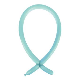 Caribbean Blue Balloons - Bag of 100 - Image 1