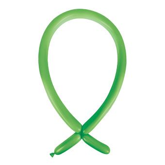 Festive Green Balloon - Bag of 100 - Image 1