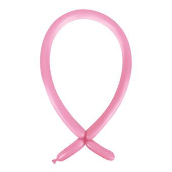 Pink Ribbon Balloon - Bag of 100 - Image 1