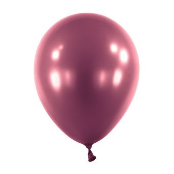 Metallic Burgundy Balloons - Bag of 100 - Image 1