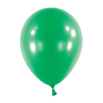 Festive Green Balloons - Bag of 100 - Image 1