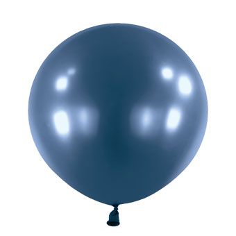 Metallic Navy Balloon - Party Supplies - Image 1