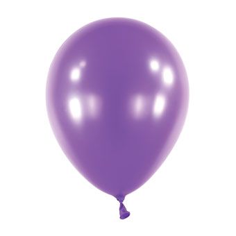 Metallic Purple Balloons - Bag of 100 - Image 1