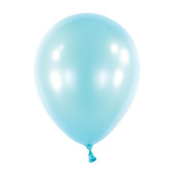 Pastel Blue Balloons - Bag of 100 - Image 1