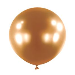Amber Copper Satin Balloon 24 Inch - 4-Pack - Image 1