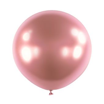 Luxe Flamingo Balloon - 12" Satin Pink - Image 1